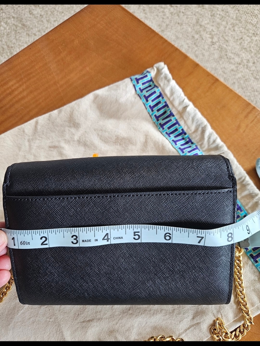 Tory Burch Emerson Chain Wallet Leather Crossbody - Picture 5 of 5